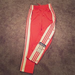 Girls Adidas side button pants size 11-12